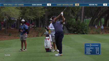 Gary Woodland | Round 2 | 15th hole | Shot 2 | 2026 THE PLAYERS