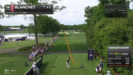 Chandler Blanchet | Round 2 | 14th hole | Shot 1 | 2026 Truist Championship