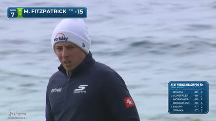 Matt Fitzpatrick | Round 4 | 7th hole | Shot 2 | 2026 AT&T Pebble Beach