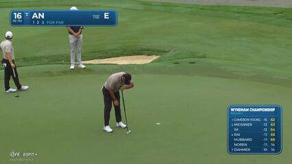 Byeong Hun An | Round 2 | 16th hole | Shot 3 | 2025 Wyndham