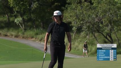 Garrick Higgo | Round 4 | 13th hole | Shot 5 | 2025 Corales Puntacana