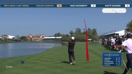 Takumi Kanaya | Round 2 | 18th hole | Shot 1 | 2026 THE PLAYERS