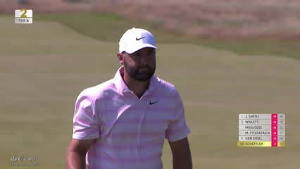 Scottie Scheffler | Round 2 | 2nd hole | Shot 4 | 2026 Genesis Scottish Open