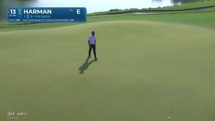 Brian Harman | Round 1 | 13th hole | Shot 2 | 2025 Charles Schwab