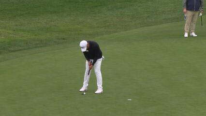 Kevin Yu | Round 1 | 17th hole | Shot 3 | 2025 AT&T Pebble Beach