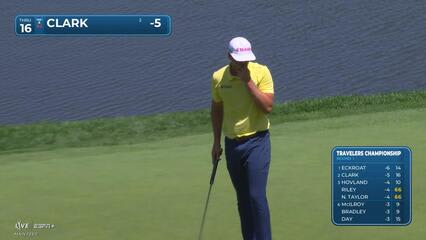 Wyndham Clark | Round 1 | 16th hole | Shot 3 | 2025 Travelers