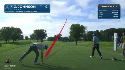 Zach Johnson | Round 4 | 4th hole | Shot 1 | 2025 John Deere