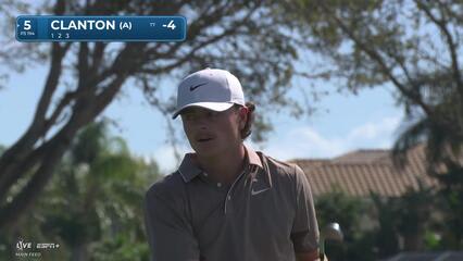 Luke Clanton | Round 1 | 5th hole | Shot 1 | 2025 Cognizant Classic