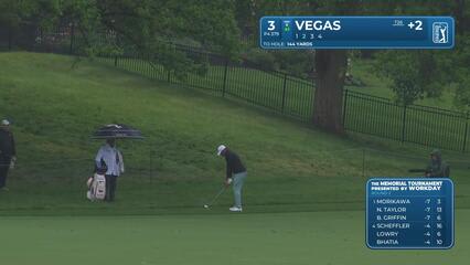 Jhonattan Vegas | Round 2 | 3rd hole | Shot 2 | 2025 the Memorial