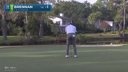 Michael Brennan | Round 2 | 11th hole | Shot 3 | 2025 The RSM Classic