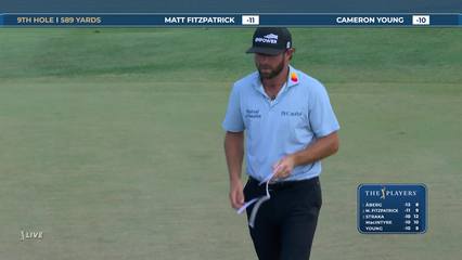 Cameron Young | Round 4 | 9th hole | Shot 5 | 2026 THE PLAYERS