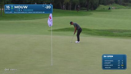 William Mouw | Round 4 | 15th hole | Shot 4 | 2025 3M Open