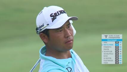 Hideki Matsuyama | 2024 FedEx St. Jude | Round 1 | 18th hole | Shot 2