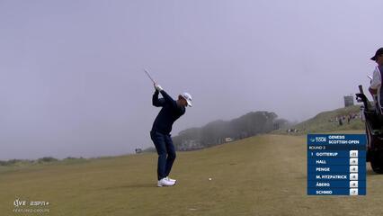 Martin Couvra | Round 3 | 13th hole | Shot 2 | 2025 Genesis Scottish Open