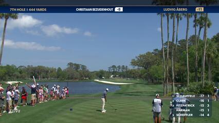 Ludvig Aberg | 2024 THE PLAYERS | Round 4 | 7th hole | Shot 1