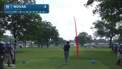 Andrew Novak | Round 1 | 18th hole | Shot 1 | 2025 Charles Schwab