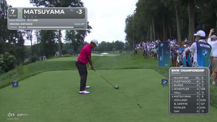 Hideki Matsuyama | Round 2 | 7th hole | Shot 1 | 2025 BMW Championship