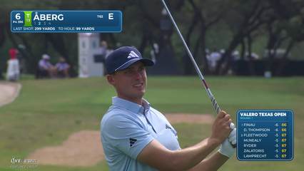 Ludvig Åberg | Round 1 | 6th hole | Shot 2 | 2026 Valero