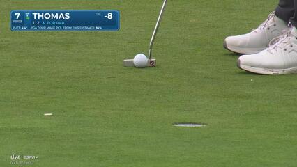 Justin Thomas | Round 3 | 7th hole | Shot 3 | 2025 AT&T Pebble Beach