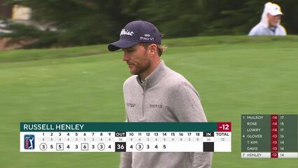 Russell Henley | Round 3 | 14th hole | Shot 5 | 2025 AT&T Pebble Beach