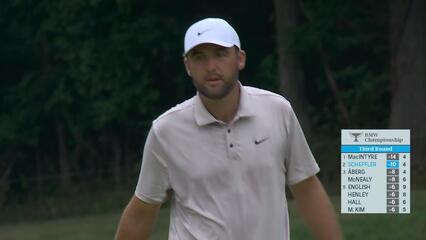 Scottie Scheffler | Round 3 | 4th hole | Shot 4 | 2025 BMW Championship