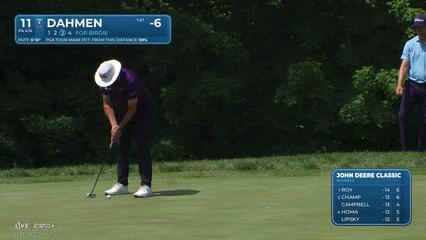 Joel Dahmen | Round 3 | 11th hole | Shot 3 | 2025 John Deere