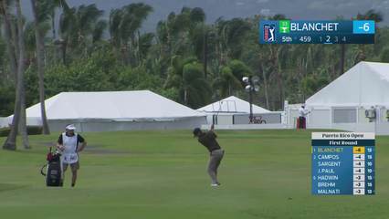 Chandler Blanchet | Round 1 | 5th hole | Shot 2 | 2026 Puerto Rico