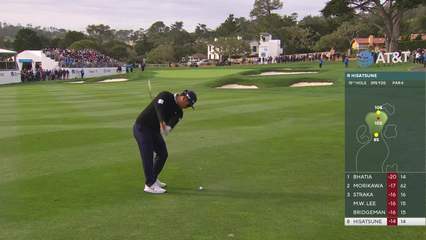 Ryo Hisatsune | Round 3 | 15th hole | Shot 2 | 2026 AT&T Pebble Beach