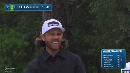 Tommy Fleetwood | Round 4 | 1st hole | Shot 4 | 2026 Valero