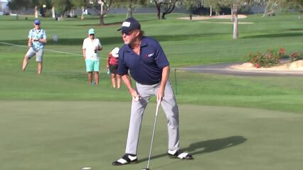 Miguel Angel Jiménez | Round 1 | 8th hole | Shot 2 | 2025 Charles Schwab