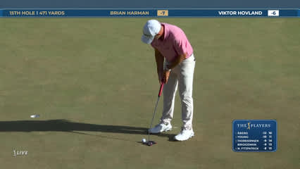 Brian Harman | Round 3 | 15th hole | Shot 4 | 2026 THE PLAYERS