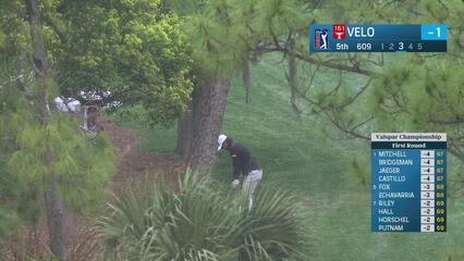 Kevin Velo | Round 1 | 5th hole | Shot 3 | 2025 Valspar