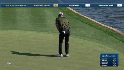 Austin Eckroat | Round 1 | 18th hole | Shot 4 | 2025 THE PLAYERS