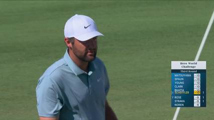 Scottie Scheffler | Round 3 | 1st hole | Shot 3 | 2025 Hero World Challenge