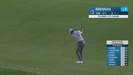 Michael Brennan | Round 1 | 13th hole | Shot 2 | 2025 Bank of Utah