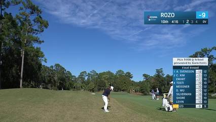 Marcelo Rozo | Round 4 | 1st hole | Shot 2 | 2025 PGA TOUR Q-School