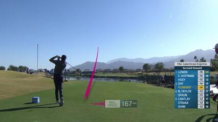 Mark Hubbard | Round 2 | 18th hole | Shot 1 | 2025 The American Express