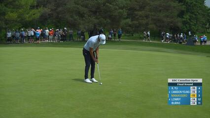 Matteo Manassero | Round 4 | 4th hole | Shot 3 | 2025 RBC Canadian