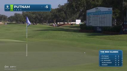 Andrew Putnam | Round 1 | 9th hole | Shot 2 | 2025 The RSM Classic