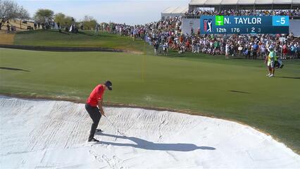 Nick Taylor | Round 2 | 12th hole | Shot 2 | 2025 WM Phoenix Open