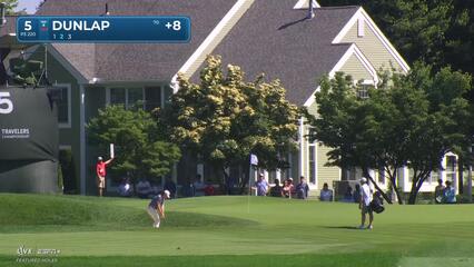 Nick Dunlap | Round 2 | 5th hole | Shot 2 | 2025 Travelers