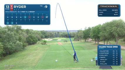 Sam Ryder | Round 3 | 13th hole | Shot 1 | 2026 Valero