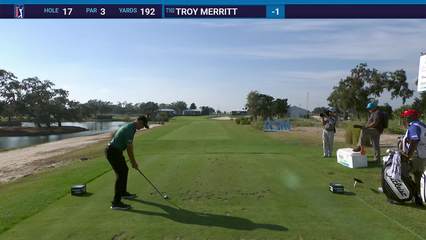 Troy Merritt | Round 1 | 17th hole | Shot 1 | 2025 The RSM Classic