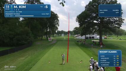 Michael Kim | Round 2 | 11th hole | Shot 1 | 2025 Rocket Classic