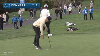 Corey Conners | Round 1 | 1st hole | Shot 4 | 2025 AT&T Pebble Beach