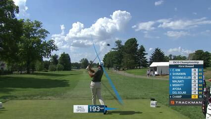 Cameron Champ | Round 1 | 16th hole | Shot 1 | 2025 ISCO Championship