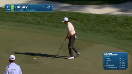 David Lipsky | Round 2 | 11th hole | Shot 4 | 2026 Valspar