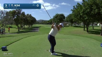 Tom Kim | Round 2 | 3rd hole | Shot 1 | 2025 Sony Open