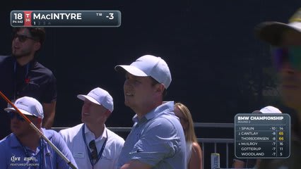 Robert MacIntyre | Round 2 | 17th hole | Shot 5 | 2026 BMW Championship