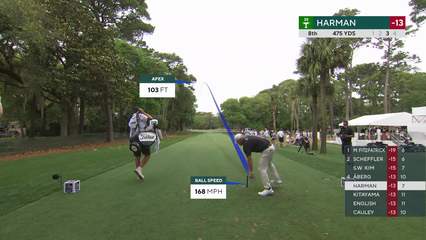 Brian Harman | Round 4 | 8th hole | Shot 3 | 2026 RBC Heritage